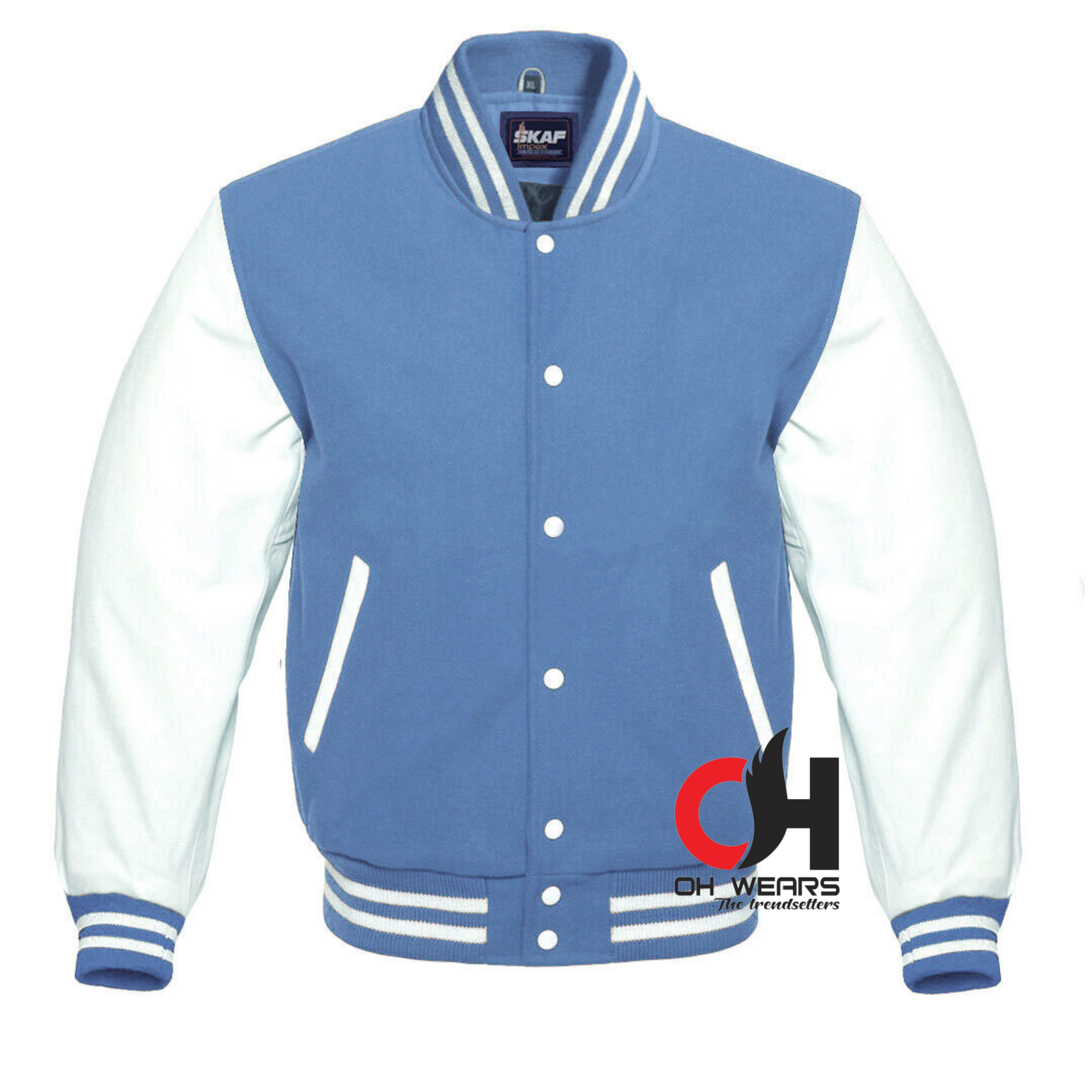 Unisex Wool Leather Varsity Jacket