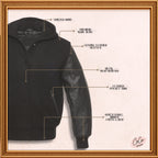 Mens Black on Black Hooded Varsity Jacket Custom Black Embroidery Hoodie Baseball Jacket Mens, Women and Kids