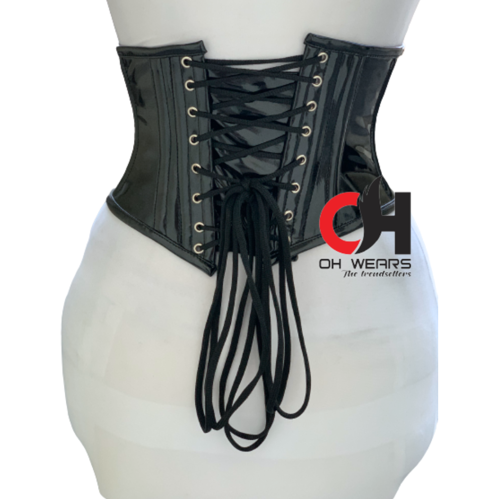 Women Underbust Front Zipper Corset Wais Trainer