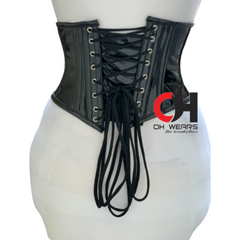 Women Underbust Front Zipper Corset Wais Trainer