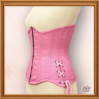 Pink Underbust Cotton Corset