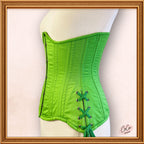 Green Underbust Cotton Corset