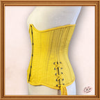 Yellow Underbust Cotton Corset