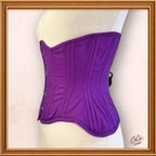 Purple Underbust Cotton Corset