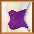 Purple Underbust Cotton Corset