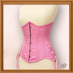 Pink Underbust Cotton Corset
