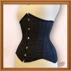 Black Underbust Cotton Corset