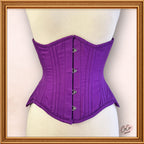 Purple Underbust Cotton Corset