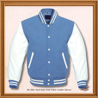 Unisex Wool Leather Varsity Jacket