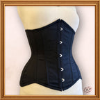 Black Underbust Cotton Corset