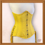 Yellow Underbust Cotton Corset