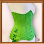 Green Underbust Cotton Corset