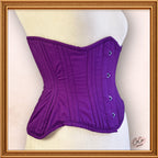 Purple Underbust Cotton Corset
