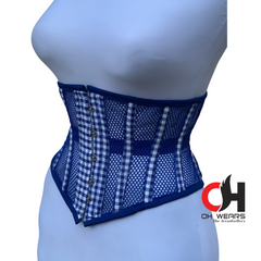 Women Mesh Cotton Underbust Steampunk Waist Trainer Corset