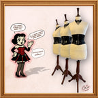 Gothic Shiny Black PVC Underbust Zip Up Latex Mini Corset