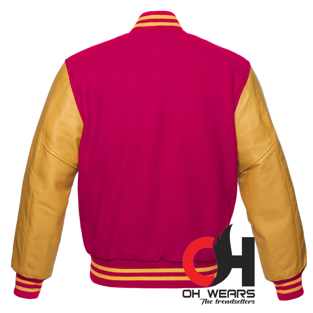 Pink letterman jacket hotsell