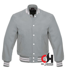 Chaqueta Varsity Completa De Lana 