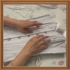 Women White Cotton Overbust Corset Steel Boned Waist Cincher