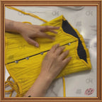 Yellow Underbust Cotton Corset