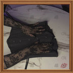 Black Underbust Cotton Corset