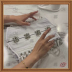 Underbust White Cotton Steampunk Bustier Corset