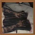 Steampunk Black/Brown Leather Overbust Corset Outwear Fashion