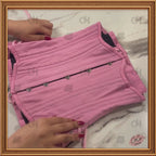 Pink Underbust Cotton Corset