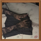 Black Underbust Cotton Corset