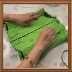 Green Underbust Cotton Corset