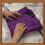 Purple Underbust Cotton Corset