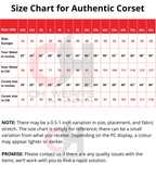 Women Underbust Black Cotton Steampunk Bustier Corset