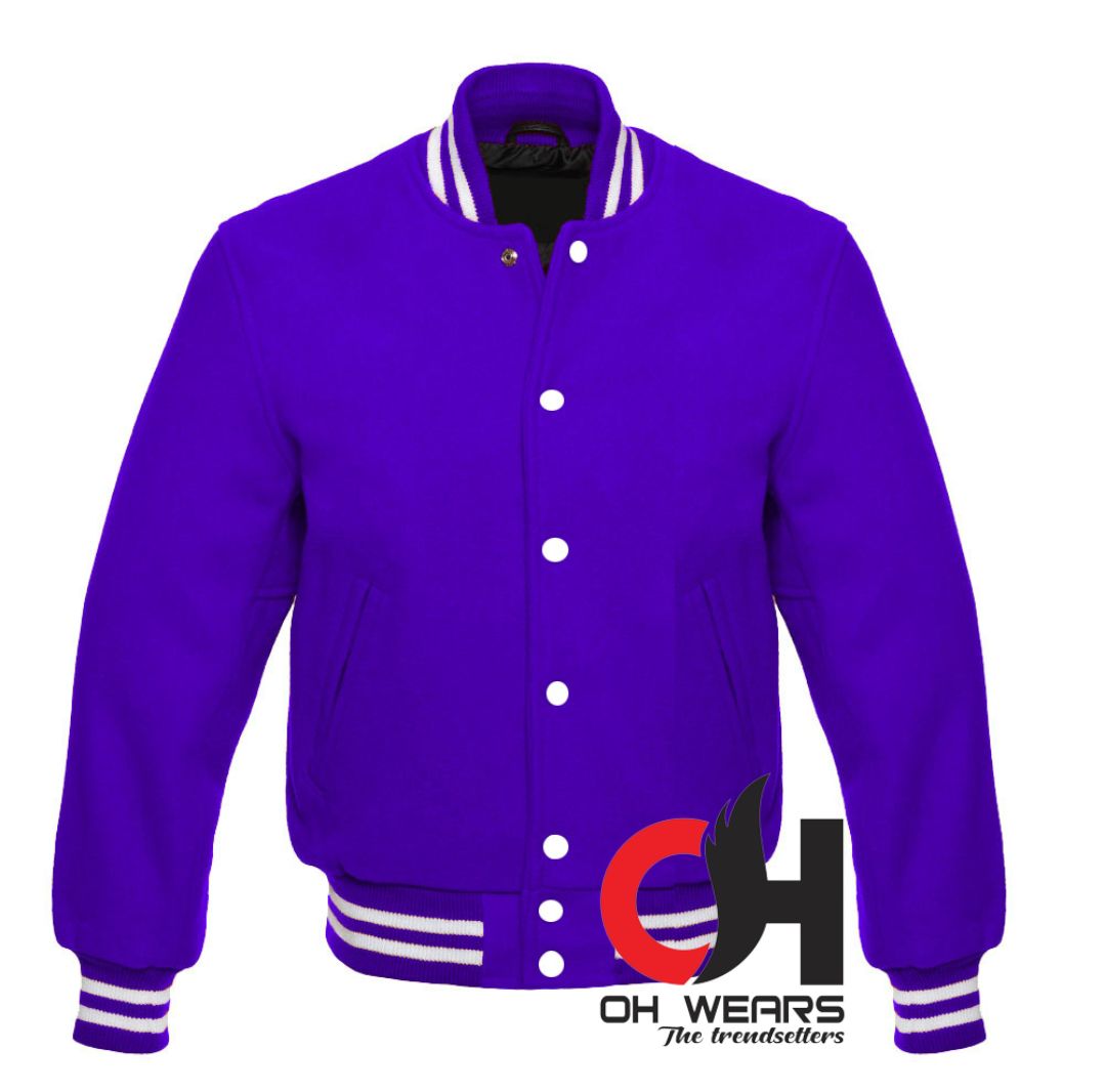 Varsity Letterman Baseballjacke in roter Wolljacke, Schuljacke, Wolljacke, Lakers-Jacke 