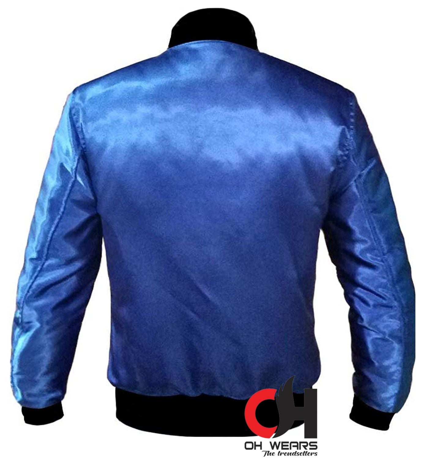 Varsity Blue Satin Baseball Letterman Mid-Season Streetwear Varsity Jacke Varsity Letterman Collage-Jacken für Herren, Damen und Kinder 